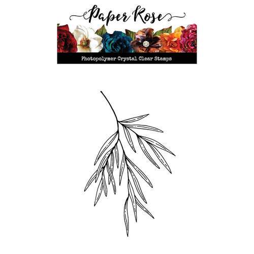Paper Rose Clear Stamp - Small Eucalyptus Branch 28231