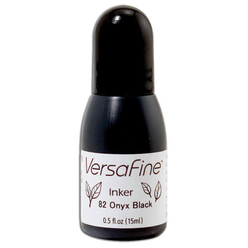 VersaFine Pigment Ink Refill .5oz - Onyx Black