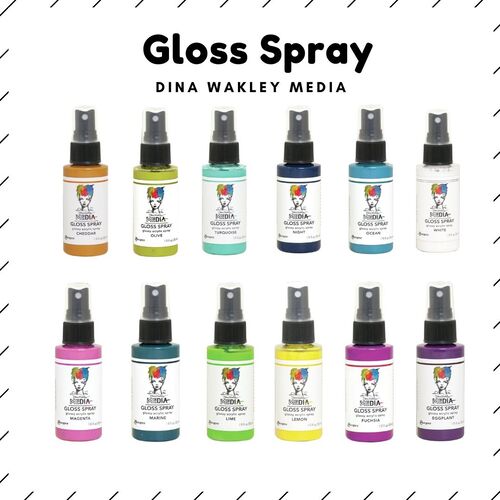 Dina Wakley Media Gloss Spray 1.9oz by Ranger