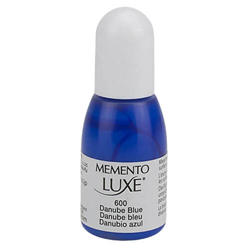 Tsukineko Memento Luxe Reinker - Danube Blue RL-000-600