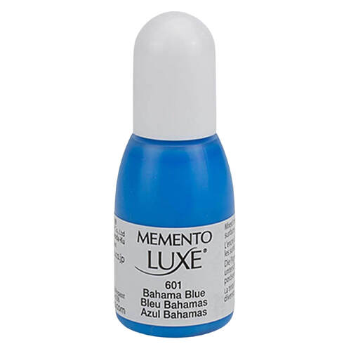 Tsukineko Memento Luxe Reinker - Bahama Blue RL-000-601