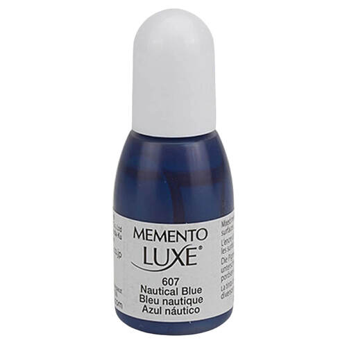Tsukineko Memento Luxe Reinker - Nautical Blue RL-000-607