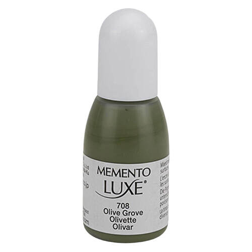Tsukineko Memento Luxe Reinker - Olive Grove RL-000-708
