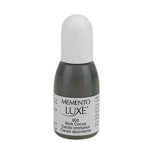 Tsukineko Memento Luxe Reinker - Rich Cocoa RL-000-800