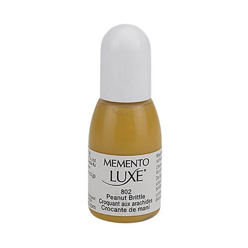 Tsukineko Memento Luxe Reinker - Peanut Brittle RL-000-802