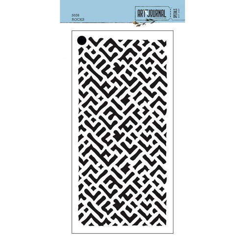 Elizabeth Crafts Stencil - Rocks S038