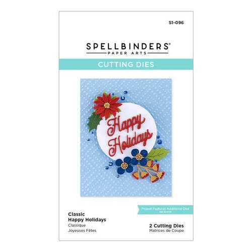 Spellbinders Etched Dies - Happy Holidays - Gnome For Christmas S1096