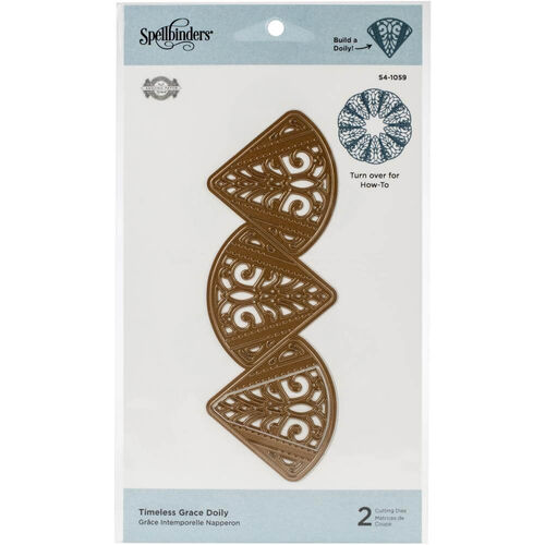 Spellbinders Etched Dies - Timeless Grace Doily S41059