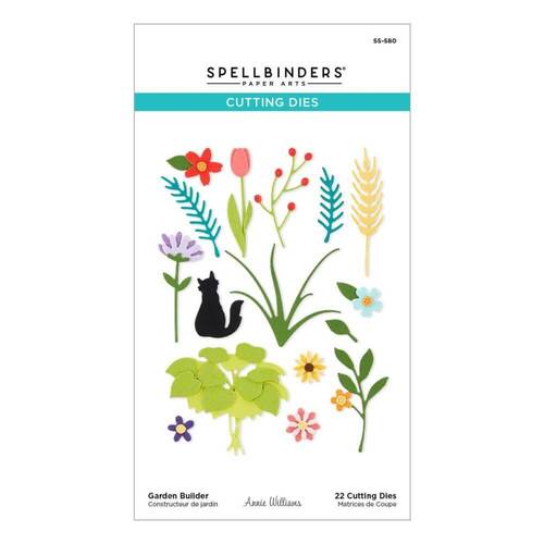 Spellbinders Etched Dies By Annie Williams - Garden Builder - Country Road S5580