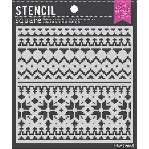 Hero Arts Stencil - Sweater Pattern SA205