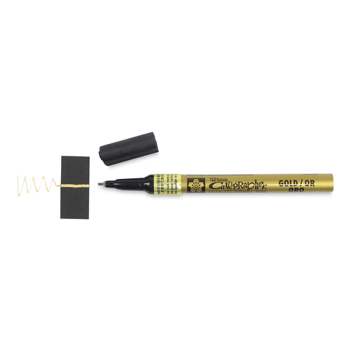 Sakura Pen-touch Calligrapher Markers - Gold 1.8 mm Fine Chisel Tip