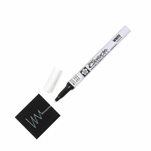 Sakura Pen-touch Calligrapher Markers - White Fine