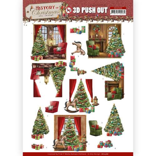 Amy Design 3D Push Out - History of Christmas - Christmas Home SB10566