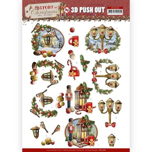 Amy Design 3D Push Out - History of Christmas - Christmas Lanterns SB10568