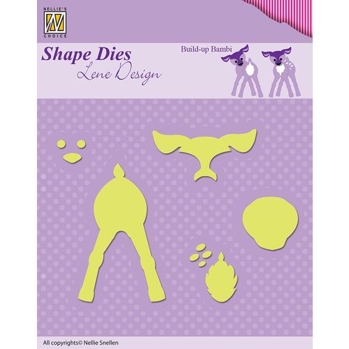 Nellie Snellen Shape Lene Design Build-up Die - Bambi SDL027