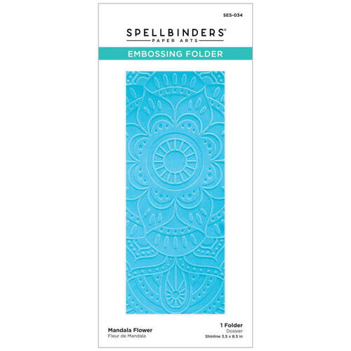 Spellbinders Embossing Folder - Mandala Flower - Be Bold SES034