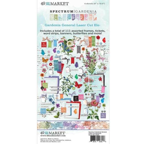 49 and Market Spectrum Gardenia Laser Cut Outs - General