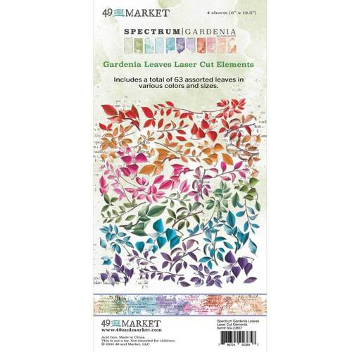 49 and Market Spectrum Gardenia Laser Cut Outs - Leaves