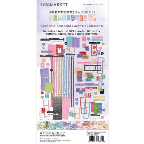 49 and Market Spectrum Gardenia Laser Cut Outs - Essential