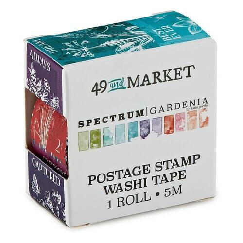 49 And Market Washi Tape Roll - Colored Postage -Spectrum Gardenia