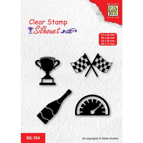 Nellie Snellen Clear Stamp Silhouet - Formula One Serie 3 SIL104