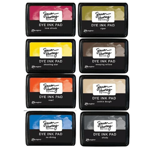 Simon Hurley create Dye Ink Pad 8 Colours Bundle