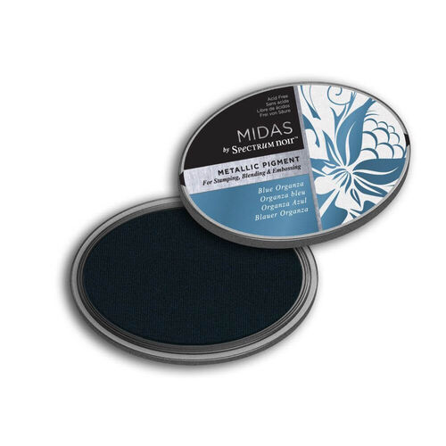 Spectrum Noir Midas Metallic Pigment Inkpad - Blue Organza