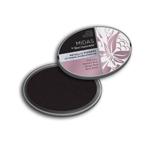 Spectrum Noir Midas Metallic Pigment Inkpad - Pink Lace