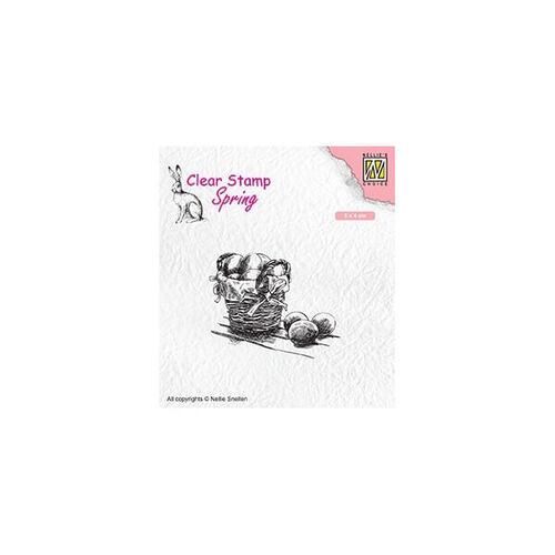 Nellie Snellen Clear Stamps Spring - Easter Eggs (50x40mm) SPCS012