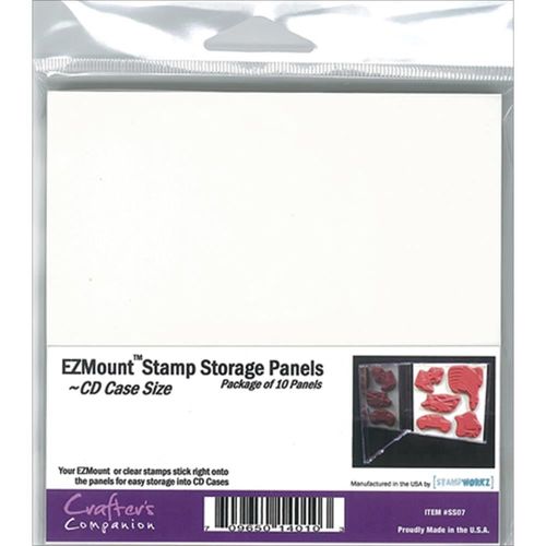 Crafter's Companion -  EZMount Stamp Storage Panels 10/Pkg - CD Case Size