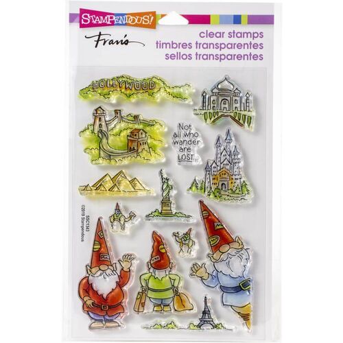 Stampendous Perfectly Clear Stamps - Gnome Travels