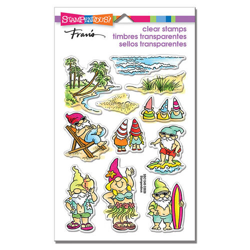 Stampendous Perfectly Clear Stamps - Gnome Beach