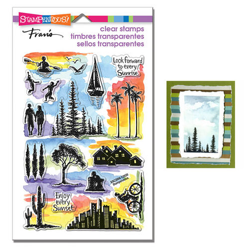 Stampendous Perfectly Clear Stamps - Sunrise Sunset