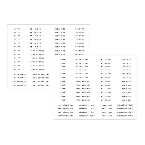 Gina K Designs Sentiment Sheets - Spring Sayings