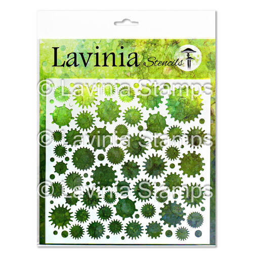 Lavinia Stencil - Cogs ST038