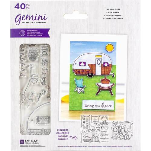 Crafter's Companion Gemini Stamps & Dies - The Simple Life