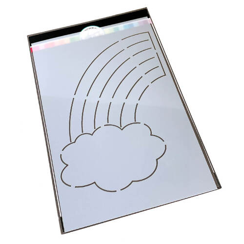Catherine Pooler Stencil - Over the Rainbow STEN-065