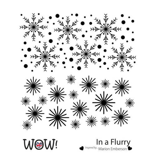 Wow! Embossing Stencil - In A Flurry (by Marion Emberson)
