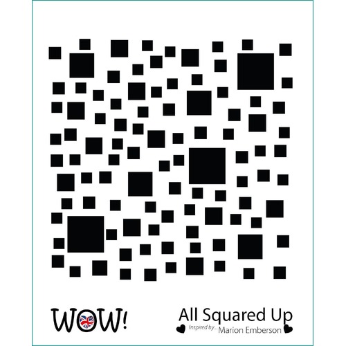 Wow! Embossing Stencil - All Squared Up (by Marion Emberson)
