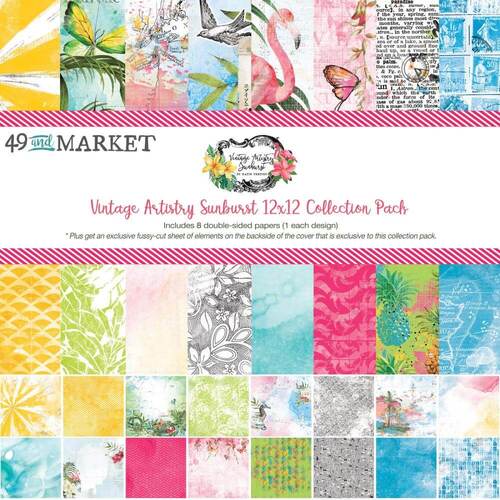 49 And Market Collection Pack 12"X12" - Vintage Artistry Sunburst