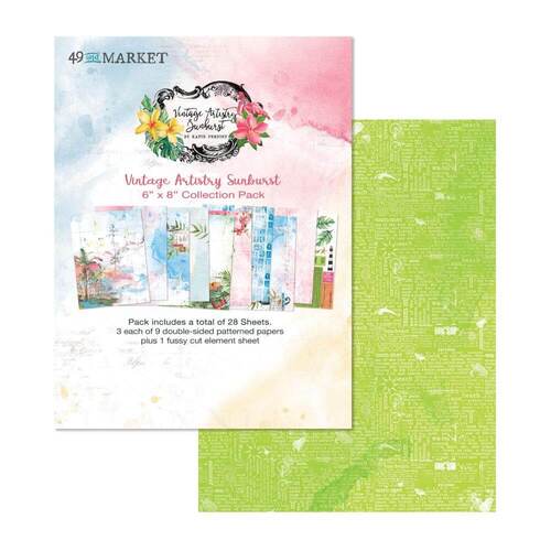 49 And Market Collection Pack 6"X8" - Vintage Artistry Sunburst