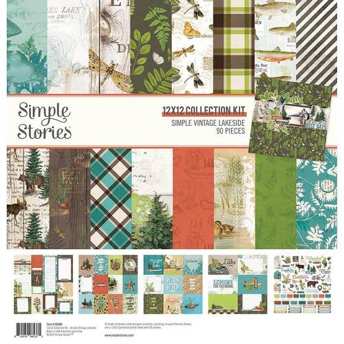 Simple Stories Collection Kit 12"X12" - Simple Vintage Lakeside