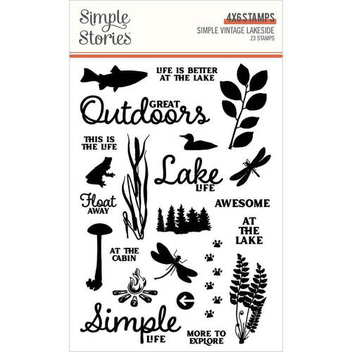 Simple Stories Clear Stamps - Simple Vintage Lakeside