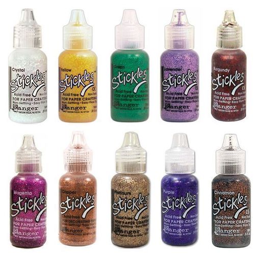Ranger Stickles Glitter Glue 15 grams - Many Colours to Choose from - Non Toxic Easy Flow Tip
