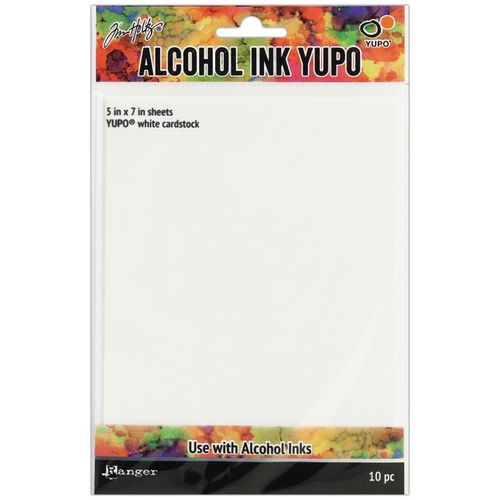 Tim Holtz Alcohol Ink White Yupo Paper 10 Sheets TAC49715