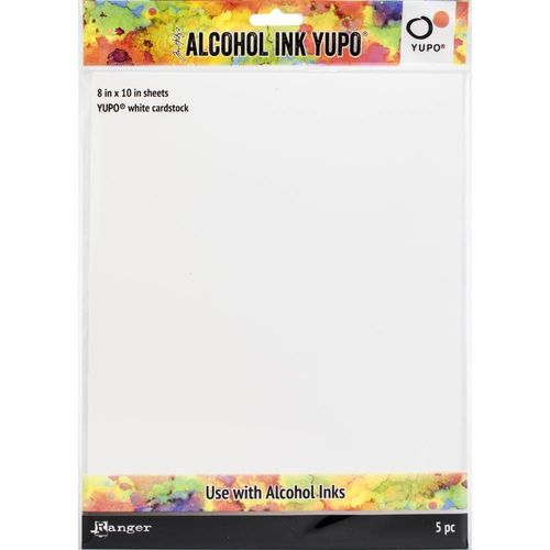 Tim Holtz Alcohol Ink Yupo Paper - 8x10 128gsm (10 Sheets) TAC63346