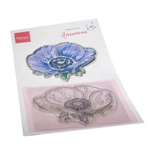 Marianne Design Clear Stamps & Dies - Tiny's Flower - Anemone TC0893