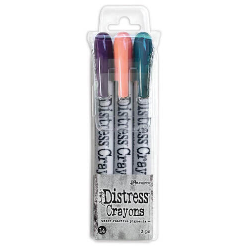 Tim Holtz Distress Crayon Set - Set #14 (3 pcs) TDBK82293
