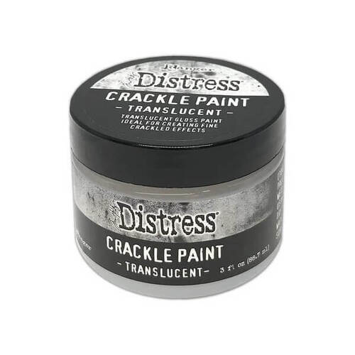 Tim Holtz Distress Crackle Paint 3oz - Translucent TDC80411
