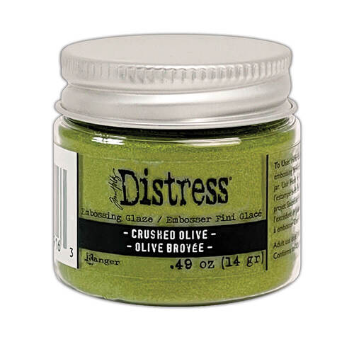 Tim Holtz Distress Embossing Glaze - Crushed Olive TDE79163